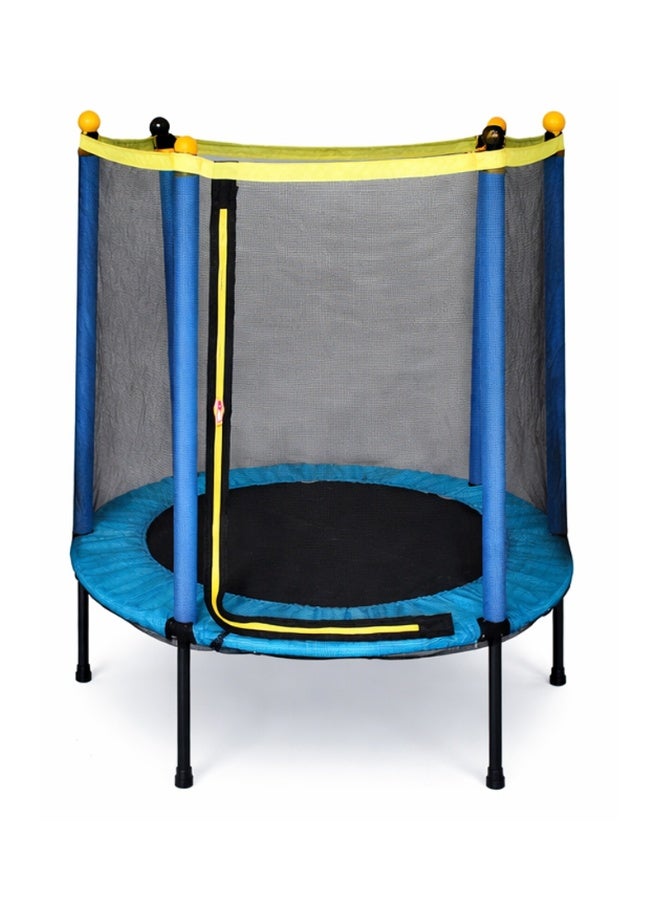 DubaiGallery Compact Round Trampoline for Kids with Safety Mesh, Padded Support Poles, Heavy Duty Frame, Soft Jump Mat, Backyard Indoor Outdoor Play and Exercise Toy - Image 4
